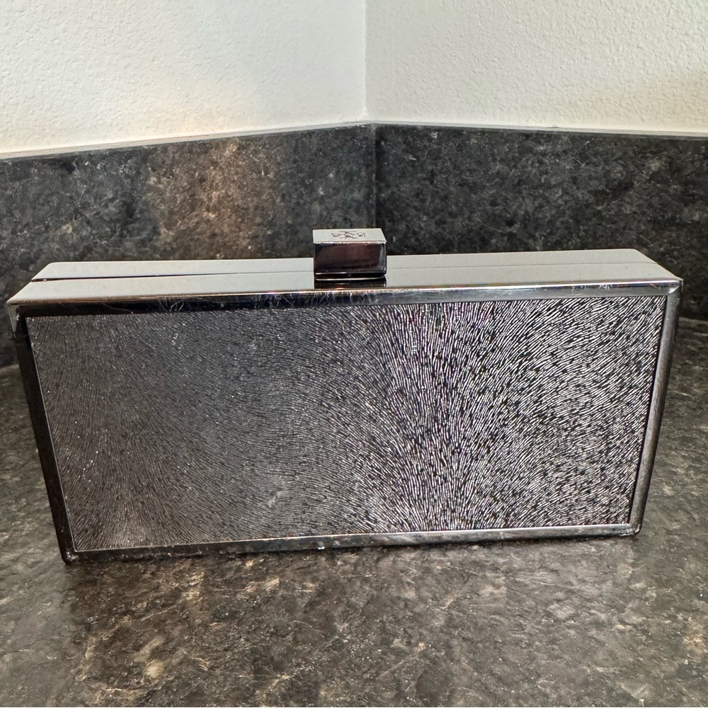 Tory Burch Metallic Minaudière